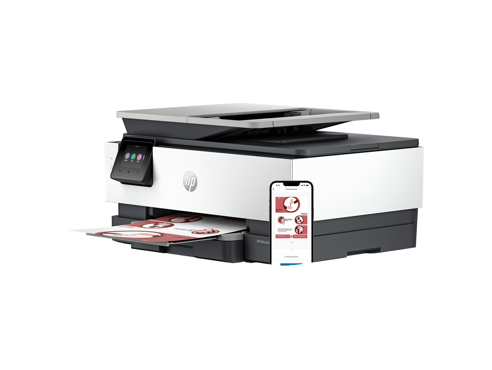 HP OfficeJet Pro 8135e All-in-One Printer view 3